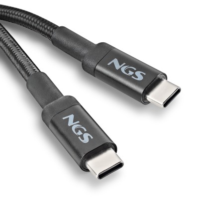 NGS KNOT 65W-3 cable USB USB 2.0 3 m USB C Negro