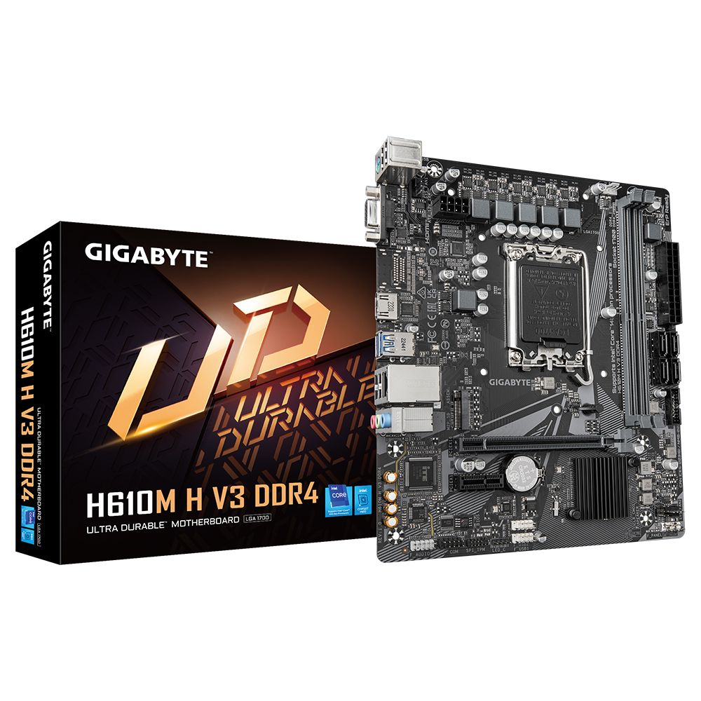 GIGABYTE H610M H V3 DDR4 placa base Intel H610 Express LGA 1700 micro ATX