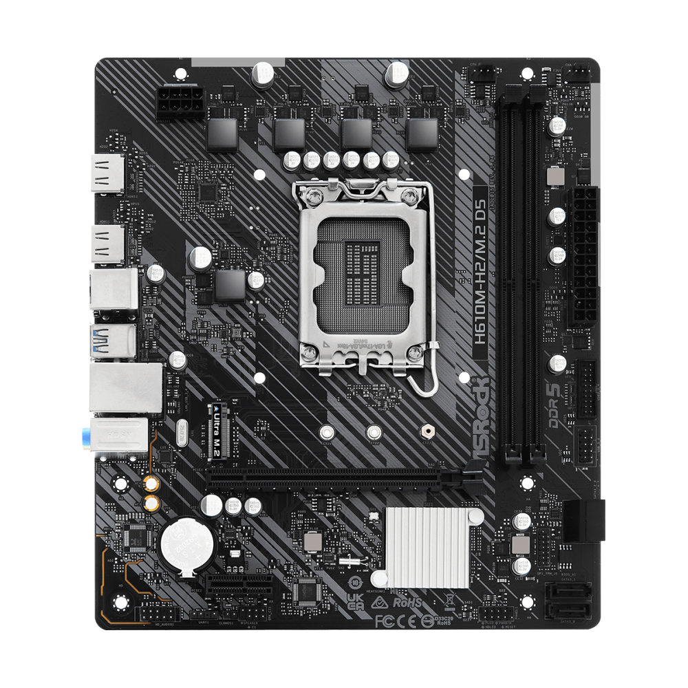 Asrock H610M-H2M.2 D5 Intel H610 LGA 1700 micro ATX