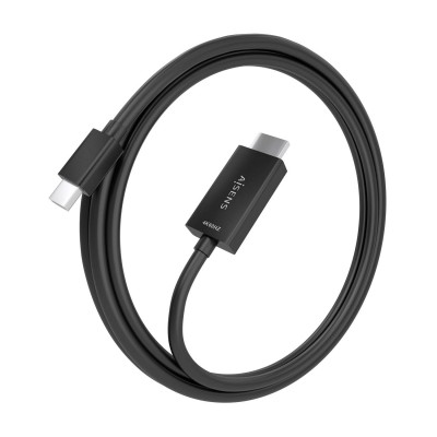 AISENS Cable conversor MINI DP a HDMI 4K@60Hz, MINI DPM-HDMIM, Negro, 2.0m