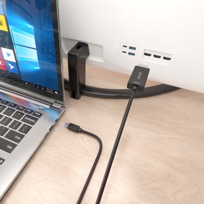 AISENS Cable conversor MINI DP a HDMI 4K@60Hz, MINI DPM-HDMIM, Negro, 2.0m