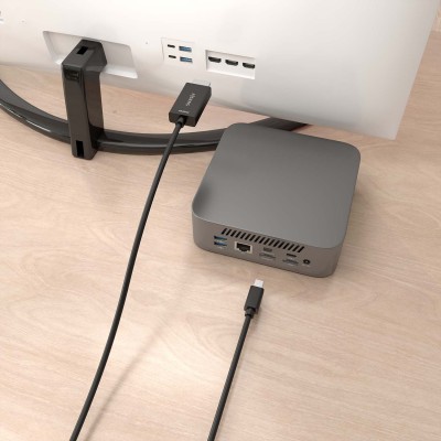 AISENS Cable conversor MINI DP a HDMI 4K@60Hz, MINI DPM-HDMIM, Negro, 2.0m