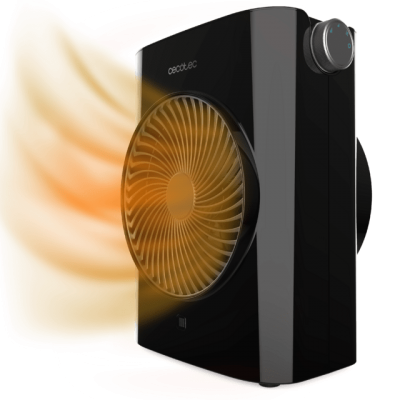 Cecotec 08254 calefactor eléctrico Interior Negro 2000 W Ventilador eléctrico