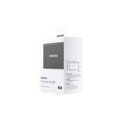 Samsung Portable SSD T7 1 TB USB Tipo C 3.2 Gen 2 (3.1 Gen 2) Gris