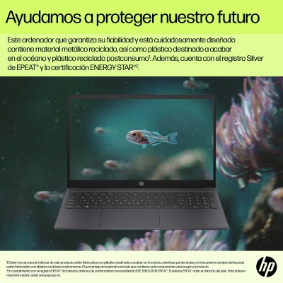 HP 15-fd0055ns Intel® Core™ i5 i5-1334U Portátil 39,6 cm (15.6") Full HD 8 GB DDR4-SDRAM 512 GB SSD Wi-Fi 6 (802.11ax) FreeDOS