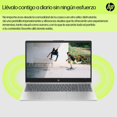 HP 15-fd0055ns Intel® Core™ i5 i5-1334U Portátil 39,6 cm (15.6") Full HD 8 GB DDR4-SDRAM 512 GB SSD Wi-Fi 6 (802.11ax) FreeDOS