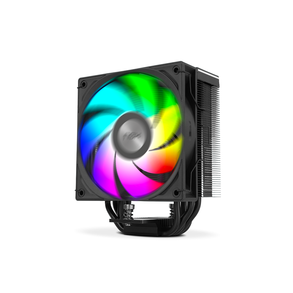 NOX NXHUMMERH500 sistema de refrigeración para ordenador Procesador Refrigerador de aire 12 cm Negro