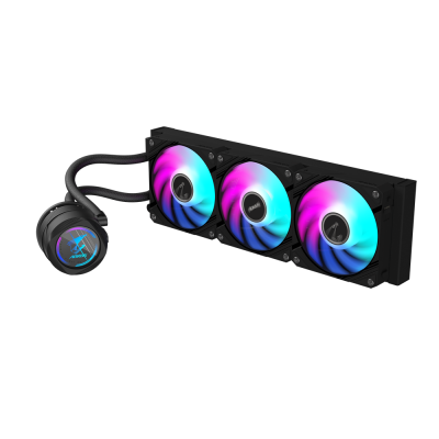 GIGABYTE AORUS WATERFORCE II 360 AIO Refrigerador de CPU líquido - 3x ventiladores ARGB de 120 mm, mecanismo de conexión desliz