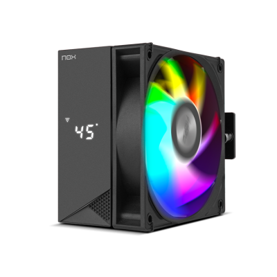 NOX NXHUMMERH500 sistema de refrigeración para ordenador Procesador Refrigerador de aire 12 cm Negro