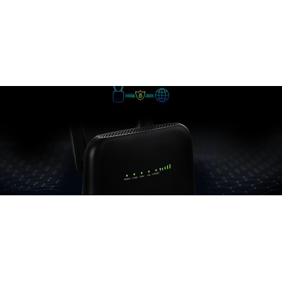 D-Link DWR-960 router inalámbrico Gigabit Ethernet Doble banda (2,4 GHz  5 GHz) 4G Negro