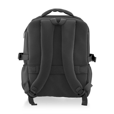 AISENS Mochila Deportiva Repelente Al Agua Para Portatil 15.6, Negro