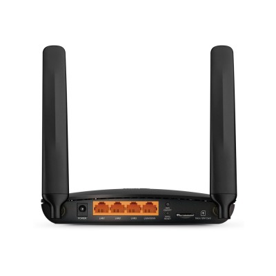 TP-Link Archer MR200 router inalámbrico Ethernet rápido Doble banda (2,4 GHz  5 GHz) 4G Negro