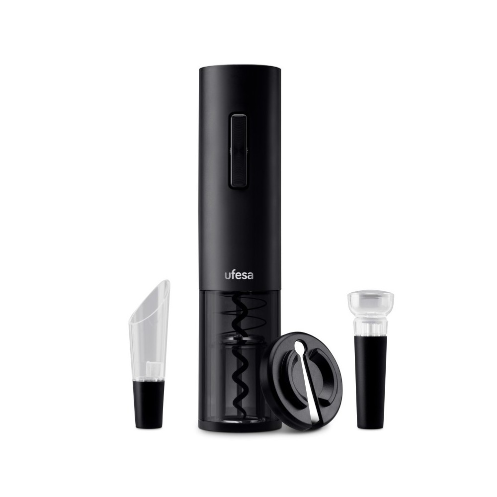 Ufesa 73205470 sacacorchos Abridor de vino eléctrico Negro