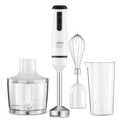 Ufesa 70105523 licuadora 0,6 L Batidora de inmersión 600 W Negro, Blanco