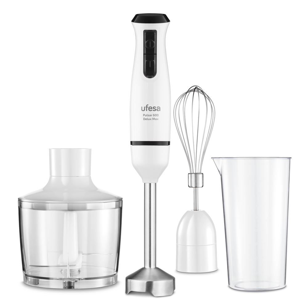 Ufesa 70105523 licuadora 0,6 L Batidora de inmersión 600 W Negro, Blanco