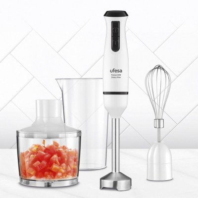 Ufesa 70105523 licuadora 0,6 L Batidora de inmersión 600 W Negro, Blanco