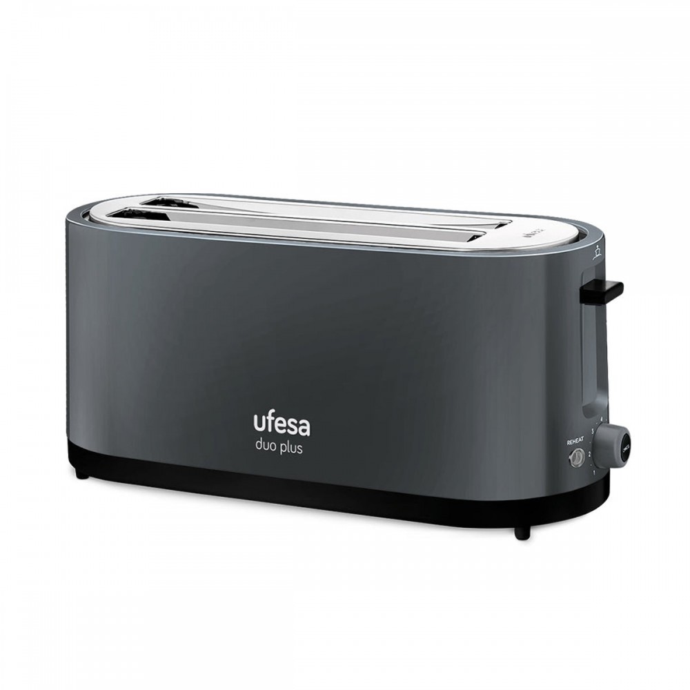 Ufesa Duo Plus 7 2 rebanada(s) 1400 W Gris