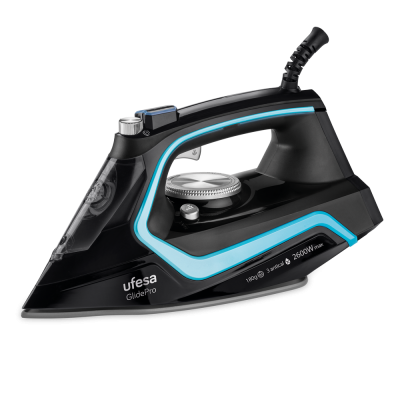 Ufesa PV2600 Plancha vapor-seco Suela de cerámica 2600 W Negro