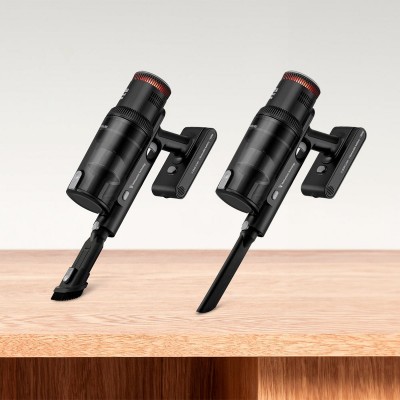 Ufesa Inspire U7 Digital Aspiradora escoba 2 en 1 Corriente alterna Secar Sin bolsa 0,6 L 500 W Negro, Gris 2 Ah