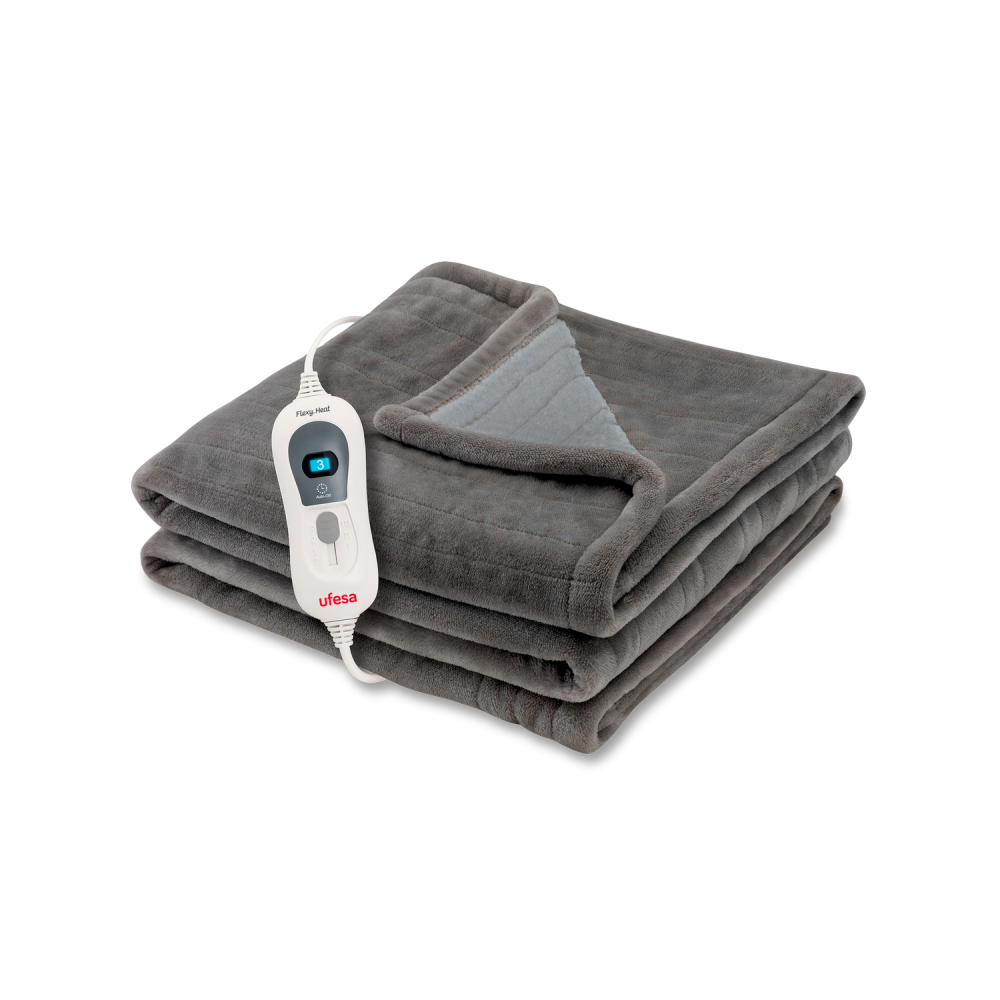 Ufesa Softy Fleece Manta eléctrica 120 W Gris