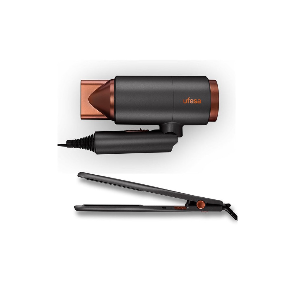 Ufesa 60305630 Utensilio de peinado Kit de peluquería Caliente Negro 900 W