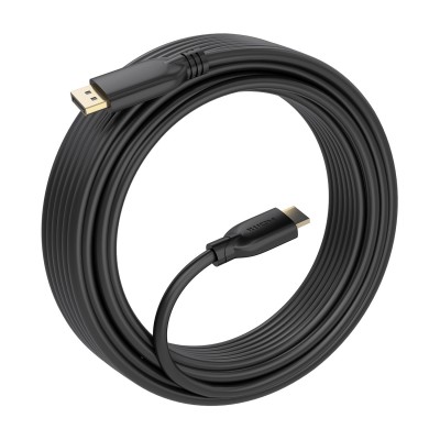 AISENS A125-0921 adaptador de cable de vídeo 7 m DisplayPort HDMI Negro