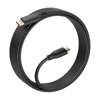 AISENS A125-0920 adaptador de cable de vídeo 5 m DisplayPort HDMI Negro