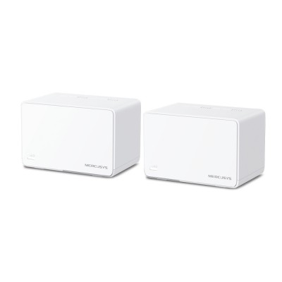 Mercusys Halo H80X(2-pack) Doble banda (2,4 GHz  5 GHz) Wi-Fi 6 (802.11ax) Blanco 3 Interno