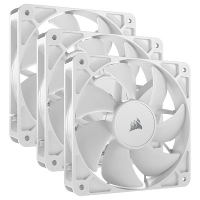 Corsair RS120 Carcasa del ordenador Ventilador 12 cm Blanco 3 pieza(s)