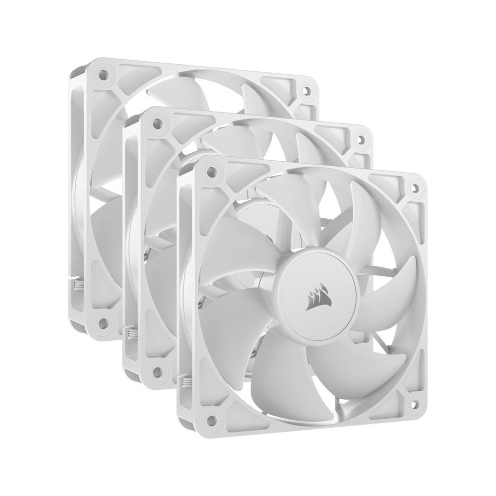 Corsair RS120 Carcasa del ordenador Ventilador 12 cm Blanco 3 pieza(s)