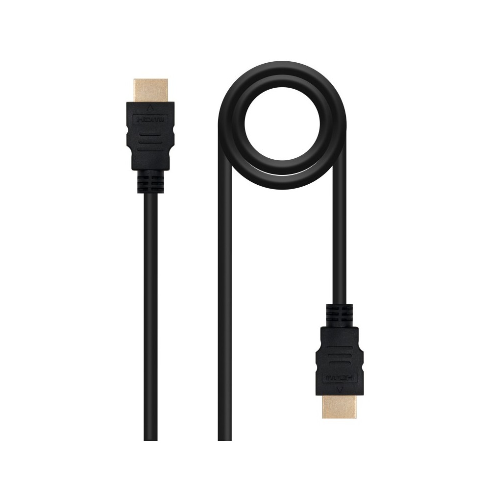 Nanocable HDMI, 5m cable HDMI HDMI tipo A (Estándar) Negro