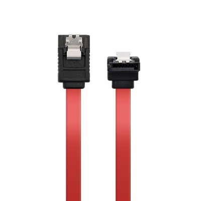 Nanocable CABLE SATA DATOS ACODADO CON ANCLAJES 0.5 M