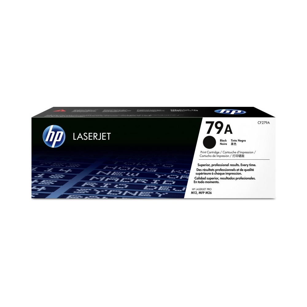 HP Cartucho de tóner Original LaserJet 79A negro
