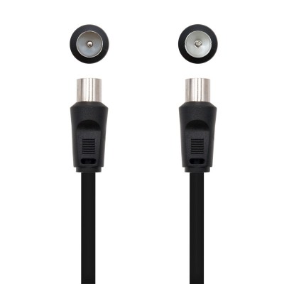 Nanocable 10.26.0202 cable coaxial 3C-2V 1,8 m 9,5 mm Negro