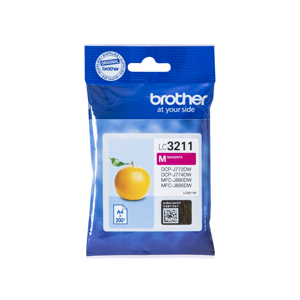 Brother LC-3211M cartucho de tinta Original Rendimiento estándar Magenta