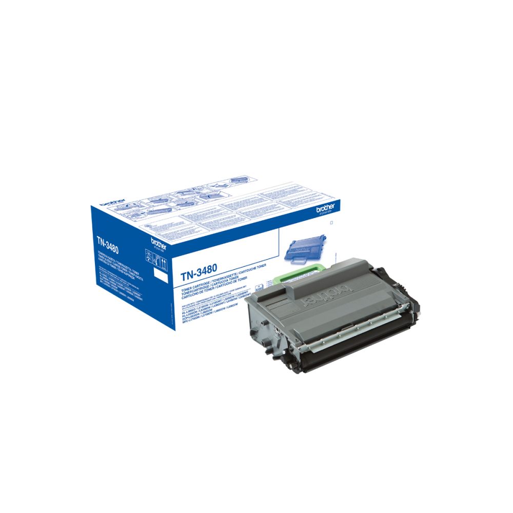 Brother TN3480 Tóner Negro