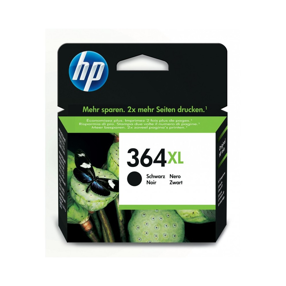 HP Cartucho de tinta original 364XL de alta capacidad negro