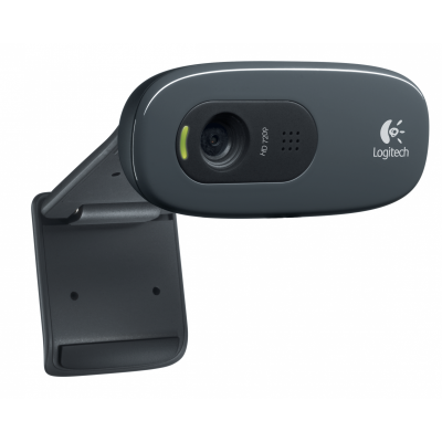 Logitech C270 HD cámara web 3 MP 1280 x 720 Pixeles USB 2.0 Negro