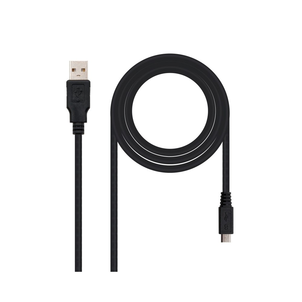 Nanocable CABLE USB 2.0, TIPO AM-MICRO USB BM, 1.8 M