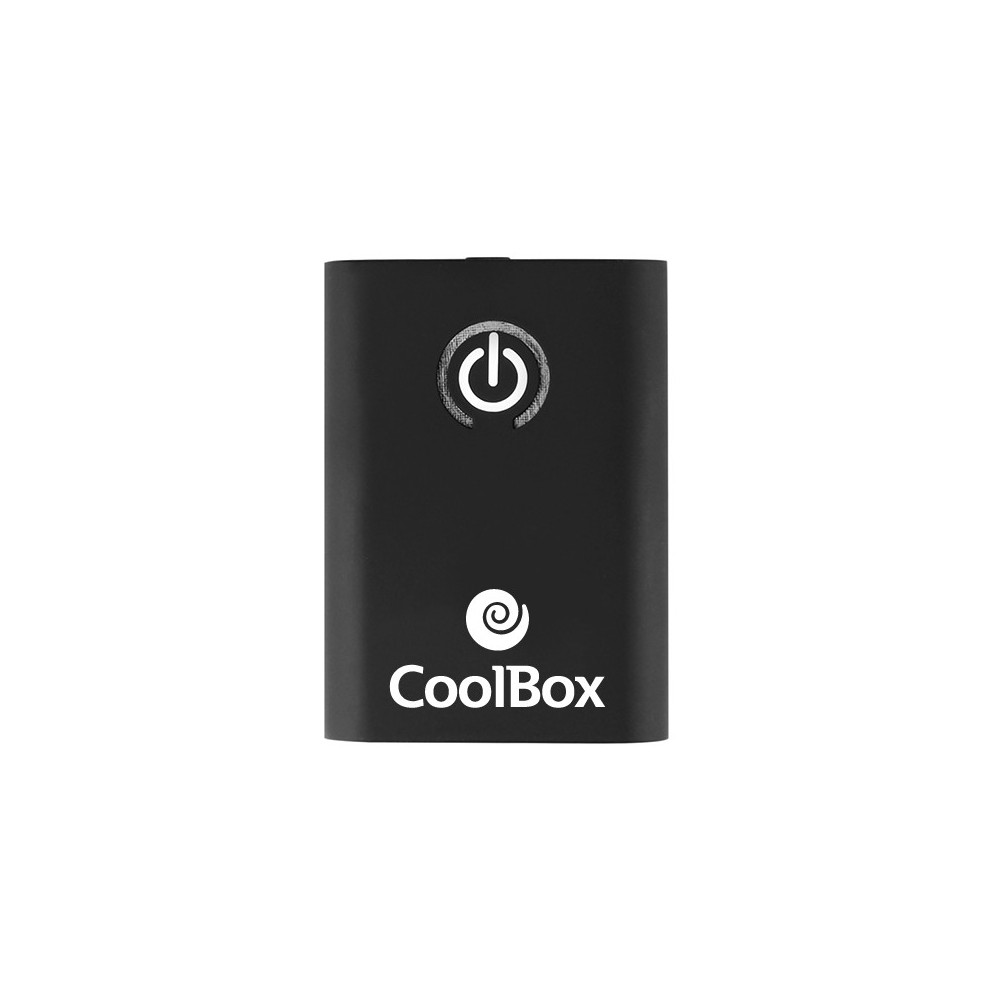 CoolBox COO-BTALINK transmisor de audio inalámbrico 3,5 mm 15 m Negro