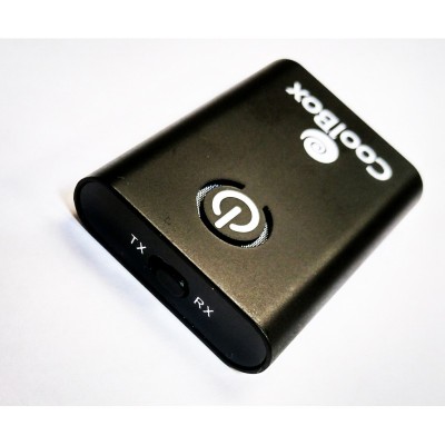 CoolBox COO-BTALINK transmisor de audio inalámbrico 3,5 mm 15 m Negro