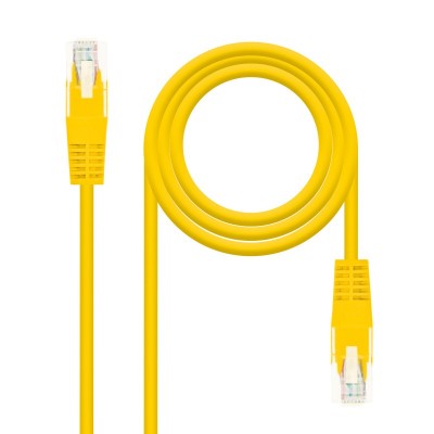 Nanocable 10.20.0102-Y cable de red Amarillo 2 m Cat5e UUTP (UTP)