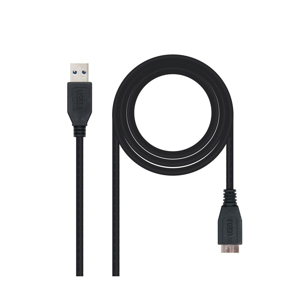 Nanocable CABLE USB 3.0, TIPO AM-MICRO BM, NEGRO, 2.0 M
