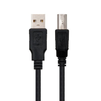Nanocable CABLE USB 2.0 IMPRESORA, TIPO AM-BM, NEGRO, 1.8 M