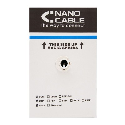 Nanocable CABLE RED RJ45 CAT.6 FTP RIGIDO AWG24, 305 M