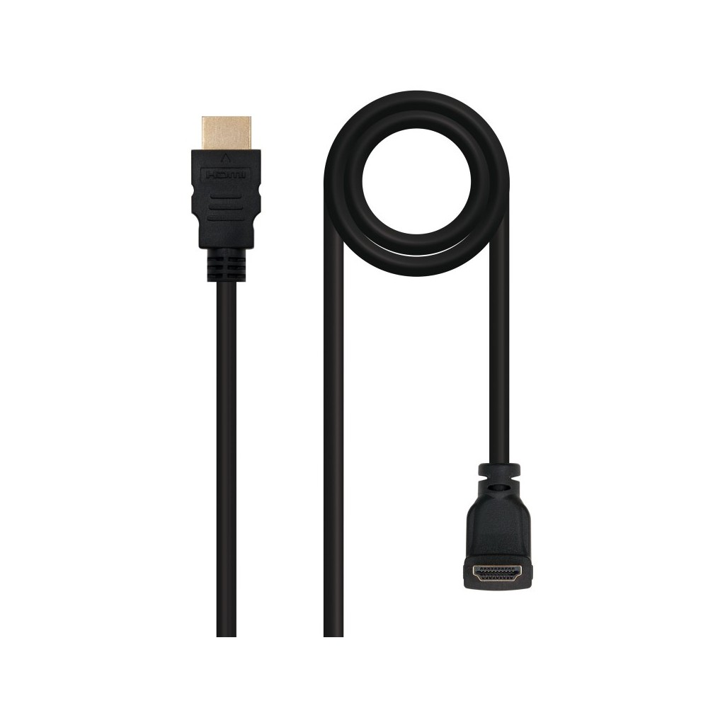 Nanocable CABLE HDMI ACODADO V1.4 (ALTA VELOCIDAD  HEC), AM-AM, 1.8 M