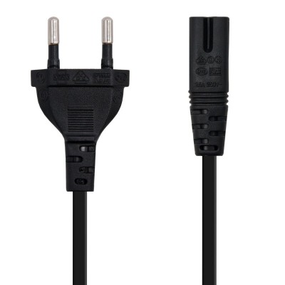 Nanocable 10.22.0402 cable de transmisión Negro 1,5 m CEE716 C7 acoplador