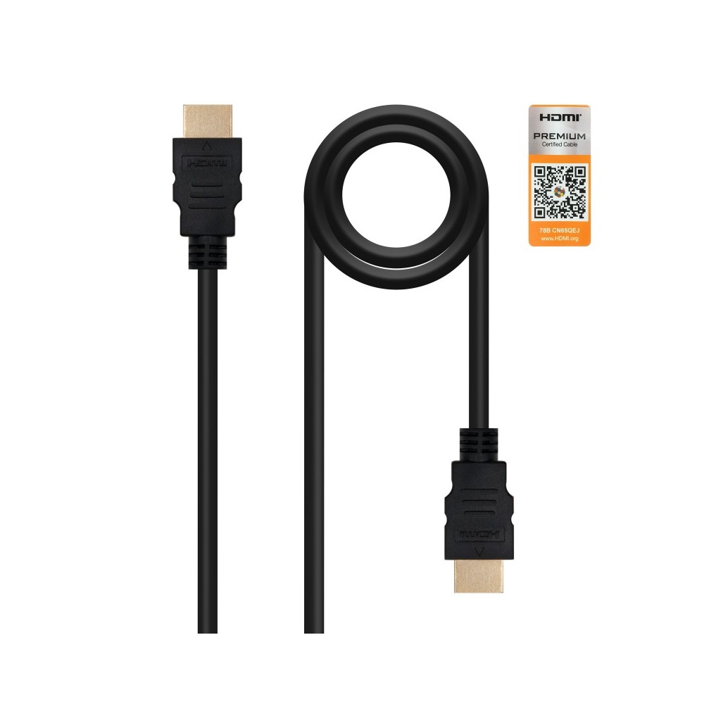 Nanocable HDMI V2.0, 3m cable HDMI HDMI tipo A (Estándar) Negro