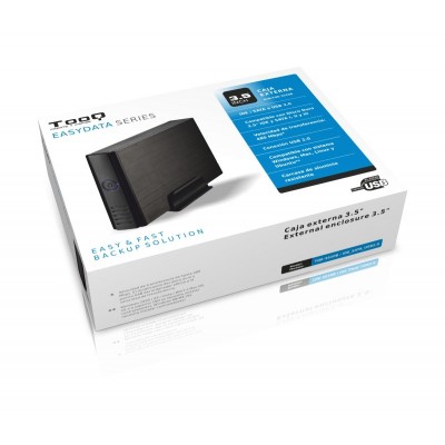 TooQ CAJA HDD 3,5" IDESATA A USB 2.0 NEGRA