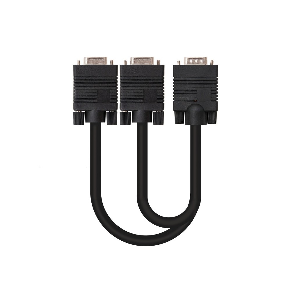Nanocable CABLE BIFURCADOR SVGA HDB15M-2xHDB15H 45 CM